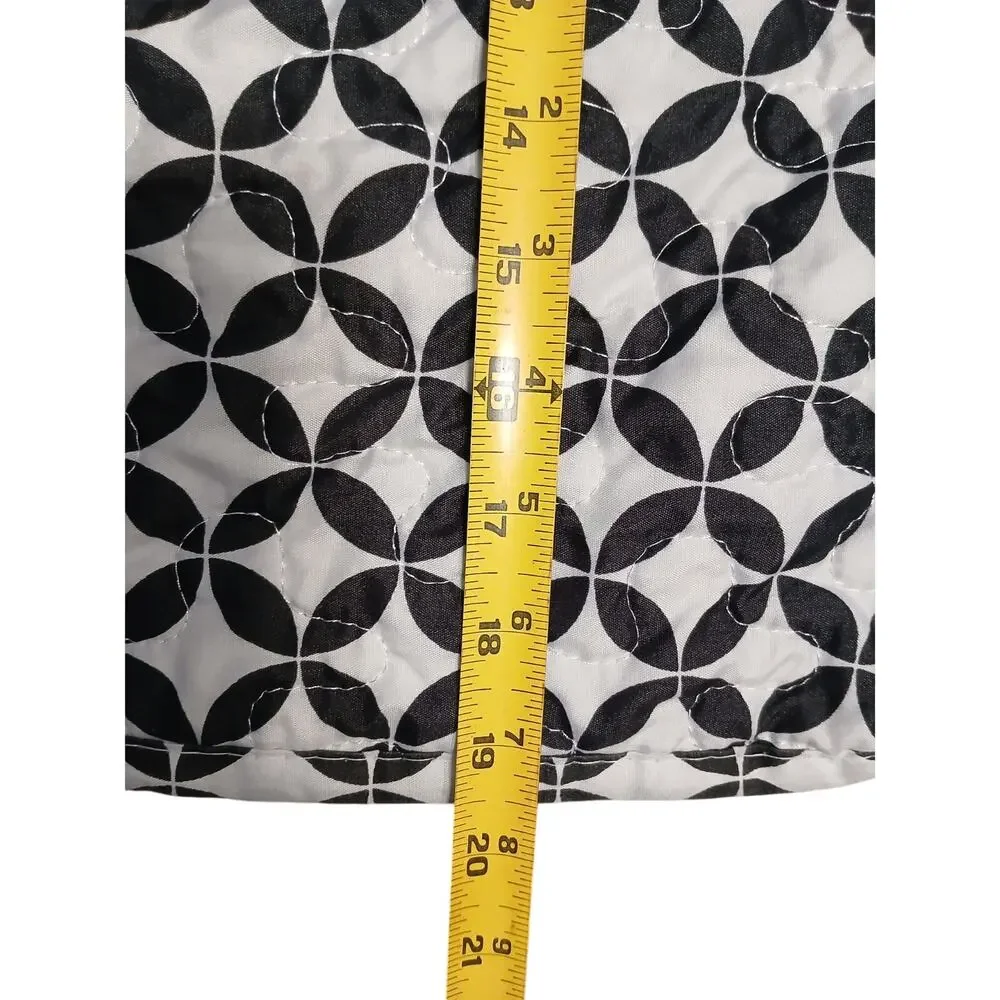 2‎ Pillowcases Sham Bohemian Hippie 20x26 Black Brown Geometric Lattice Modern